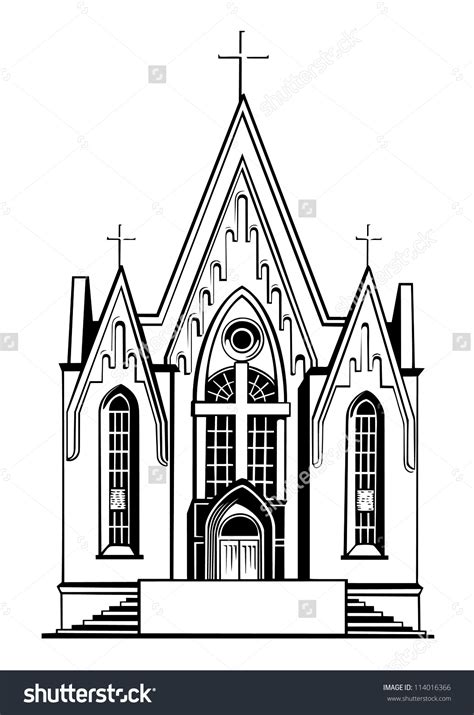 Church Clipart Black And White 101 Clip Art