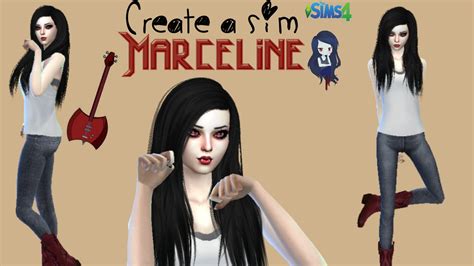 Sims4 Creating A Marceline Sim Youtube
