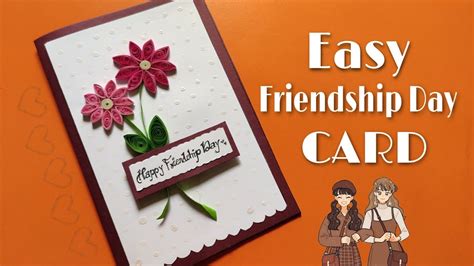 We did not find results for: Easy Quilled Friendship Day Card | Handmade Card for Best ...