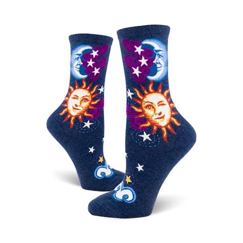 celestial sun moon socks rockin rudy s