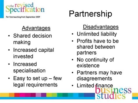 Advantages And Disadvantages Of Partnerships Goveri
