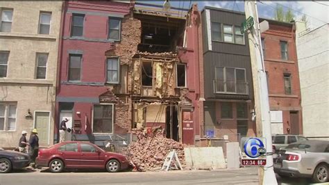 House Collapse Damages Neighboring Home In North Philadelphia 6abc