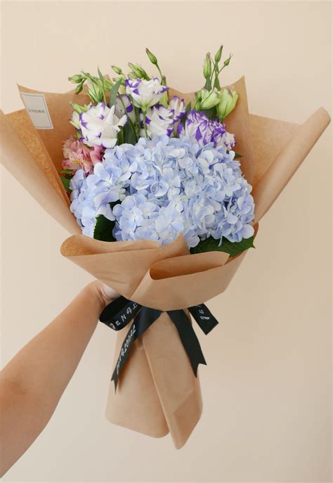 Check spelling or type a new query. Blue hydrangea bouquet for the best girlfriend ever ...