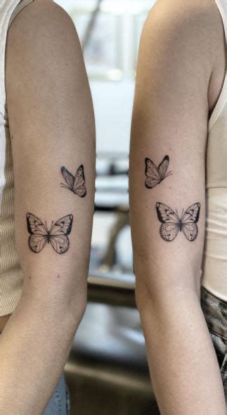 25 Sister Tattoos Butterfly Moenamishaal