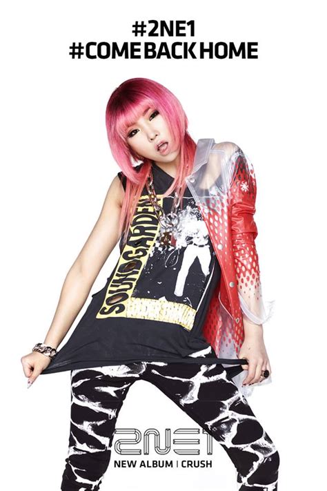 Official Photos Of 2ne1 For Crush Pink Edition Black Edition Ayo