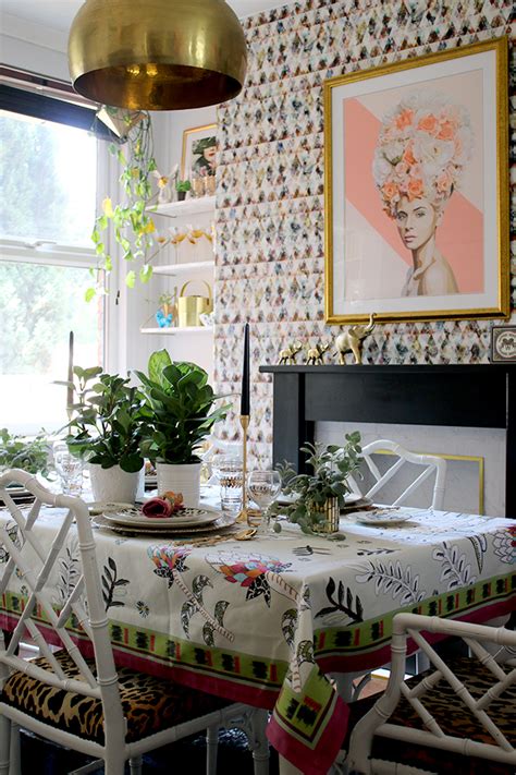 The best part is, none of these require things like major renovations or knocking down walls. Eclectic Boho Glam Table Setting with Halsted Design ...
