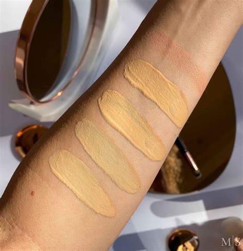 Pic Swatches Of Charlotte Tilbury Airbrush Flawless Foundation