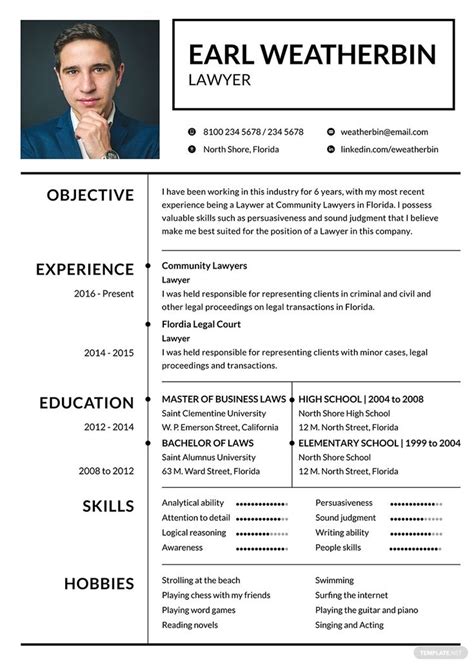Word Document Resume Template Free 10 Best Resume Templates You Can