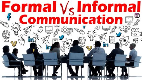 Differences Between Formal And Informal Communication Youtube