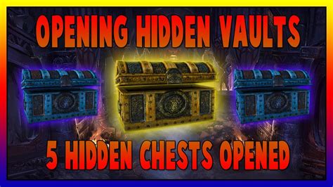 Opening 5 Hidden Chests Eso Imperial City Hidden Vaults Youtube