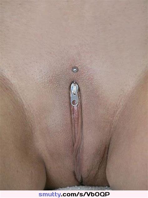 Pierced Zippedpussy Zipper Clit Smutty Hot Sex Picture