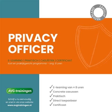 Privacy Officer Avg Trainingen