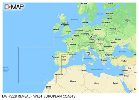 C Map Max N Wide Chart West European Coast Lowrance Sverige