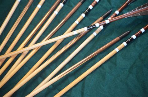 Archery Arrows Walnut Footed Port Orford Cedar Arrows Set Etsy