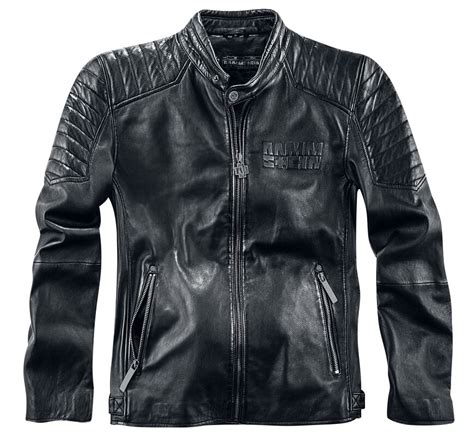Logo Rammstein Leather Jacket Emp