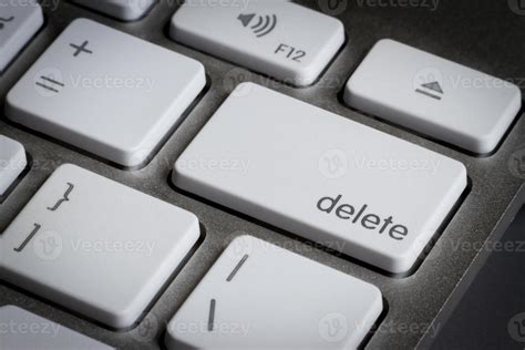 Closeup Of Delete Key In A Keyboard 870900 Stock Photo At Vecteezy