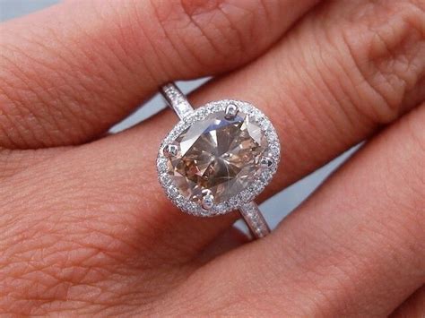 These unique treasures are a stunning reflection. 2.32 CARATS CT TW OVAL CUT DIAMOND ENGAGEMENT RING NATURAL ...