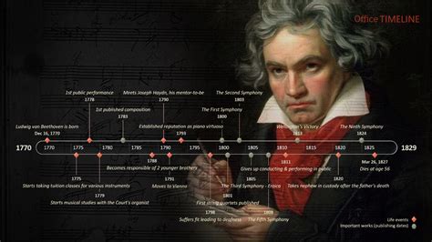 Ludwig Van Beethoven Timeline Office Timeline Blog Beethoven