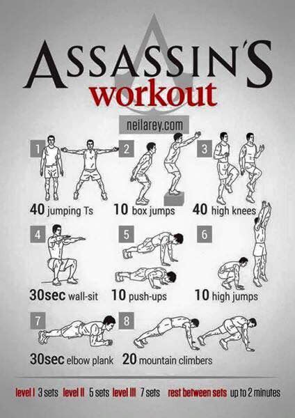 Workout Assassins Workout Assassins Creed Workout Workout Guide