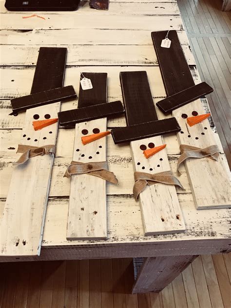 Pallet Snowman Pallet Wood Christmas Christmas Wood Crafts