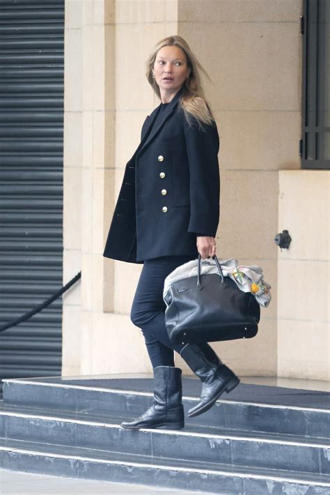 Kate Moss Makes All Black Ensembles Exciting