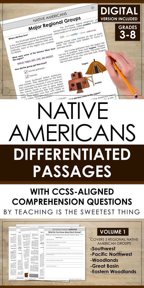 Differentiated Reading Passages Focused On The Major Native American