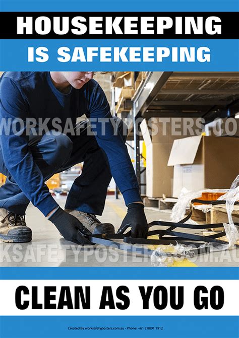 Workplace Housekeeping Safety Flyers