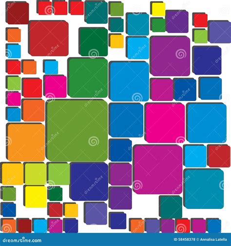Colored Squares Stock Illustration Illustration Of Logo 58458378