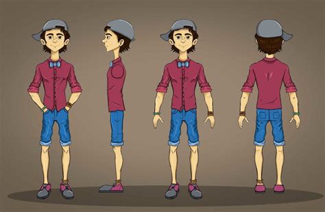2d Character Turnaround Sheet By Twiny Mohamed Twinyr2pm Tasmeem Me