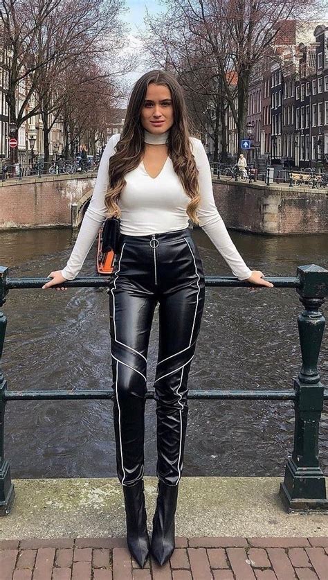 Pin By Gershwin On Leggings And Leather Trousers Leather Pants Pants For Women Leather Pants