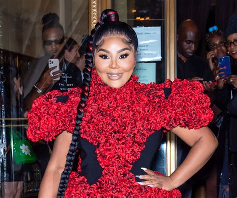 Lil Kim Wears Angel Brinks Dress And High Ponytail