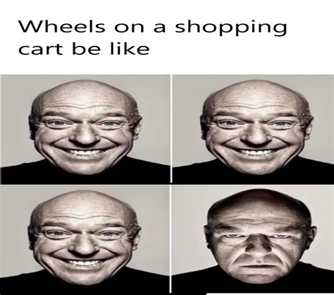 Shopping Cart Dean Norris Reaction Know Your Meme