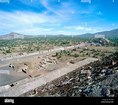 Ruinas de la antigua ciudad pre azteca de Teotihuacán México