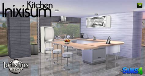 Sims 4 Ccs The Best Kitchen By Jomsims