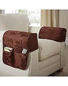 You need to get comfortable covers that can offer the best protection. Pair Of Arm Caps Primrose Chocolate, Quilted Furniture ...