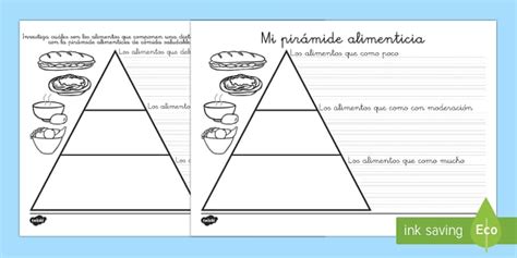La Pirámide Alimenticia Ficha De Actividad Teacher Made