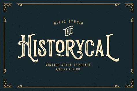Historycal 2 Font Styles Serif Fonts Creative Market