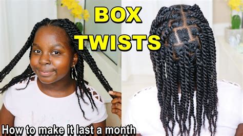 Box braids on your own natural hair are a perfect protective styling option that allows you to keep your hair moisturized and eliminates tension caused by heavy extensions. Individual Box Twists Braids on Natural Hair without ...