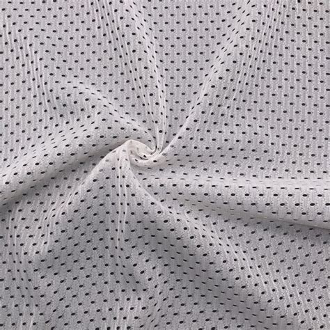 White Soft Polyester Mesh Fabric For Sportwear China Soft Mesh Fabric