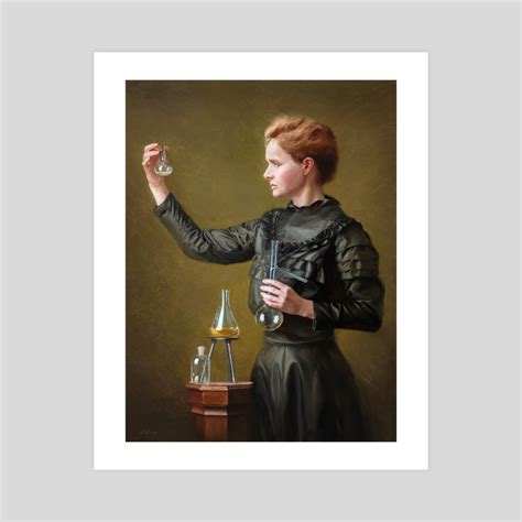 Marie Curie An Art Print By Pavel Sokov Inprnt