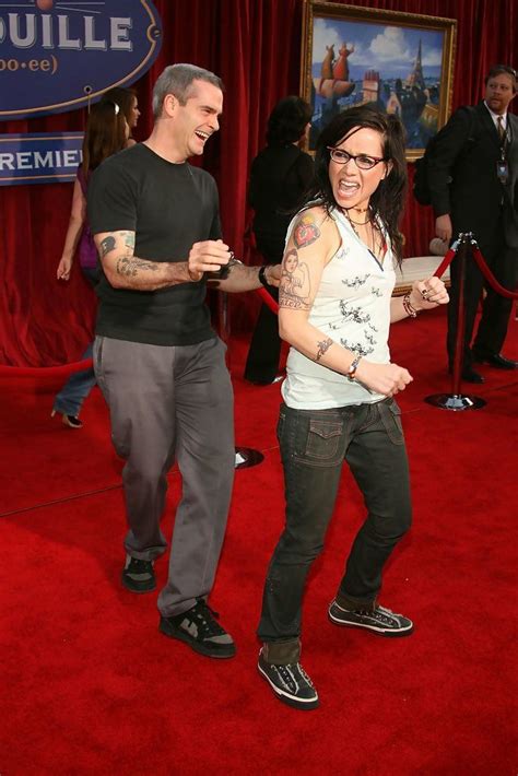 Henry Rollins And Janeane Garofalo At The Premiere Of Ratatouille