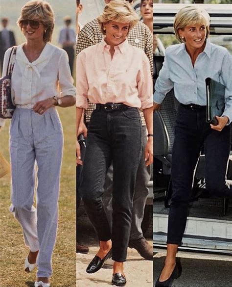 daily fashion inspiration on instagram princess diana style 🖤 yes or no daily fashion