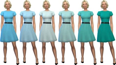 Simple Simmers Phoebe Dress Recolors By Deelitefulsimmer At