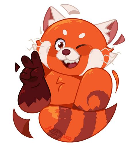 Red Panda Mei By Imaplatypus On Deviantart Pixar Red Panda Cartoon
