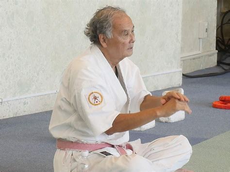 Tetsuhiro Hokama Sensei Hanshi 10th Dankenshikai Sohombu Visit Karate