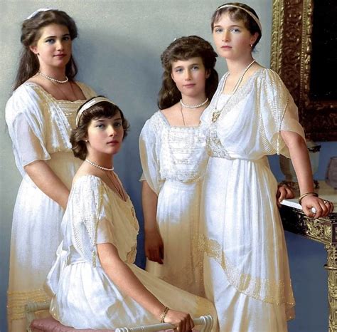 4 Sisters Romanov Sisters Anastasia Romanov Grand Duchess Olga