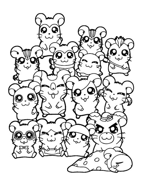 Hamster Coloring Pages Coloring Home
