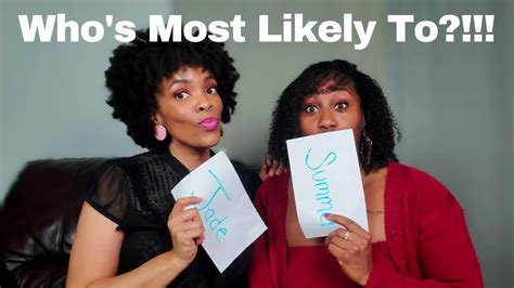 Whos Most Likely To Summer Barnes Youtube
