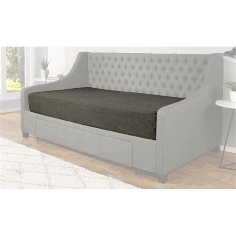 With a daybed, the mattress stays in one place, so you can use a thick, supportive option. Adamsville Daybed Mattress Cover | Daybed mattress cover ...