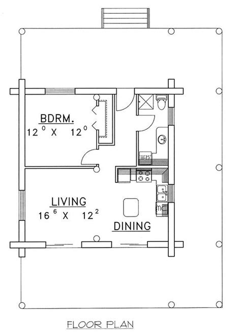 20 By 20 Cabin Floor Plan Floorplansclick